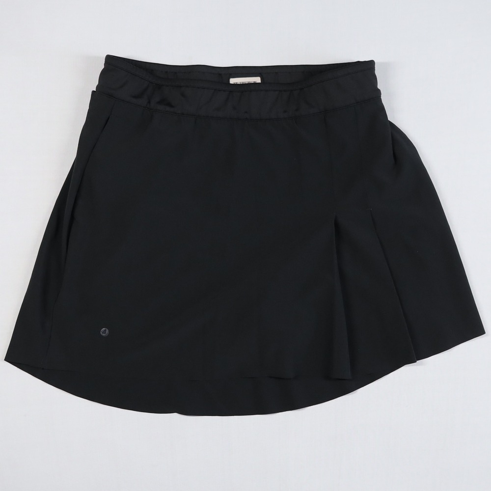 Nike Dri-FIT UV Ace Tennis Skirt Women S Black Pleated Athletic Golf Skort‎ READ